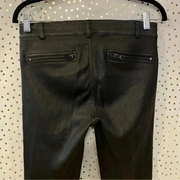 Vince Black Leather Jeans - Picture 10 of 12